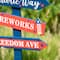 Glitzhome® 36" Directional Patriotic Top Hat Stake